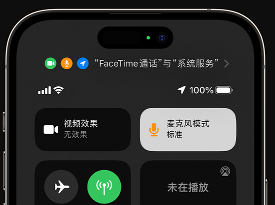 肥城苹果授权维修网点分享iPhone在通话时让你的声音更清晰 