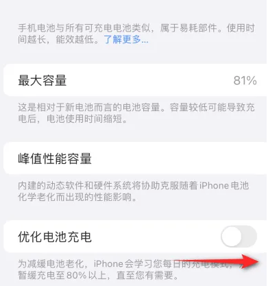 肥城苹果15维修分享iPhone15充电到80%就充不进电了怎么办 